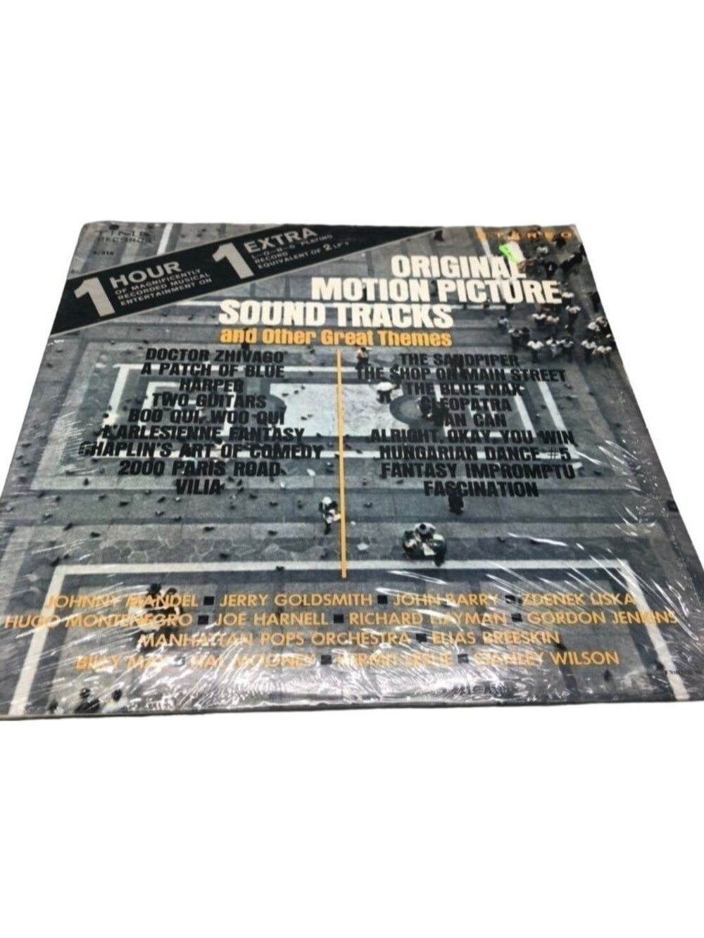 Motion picture soundtrack's & other great themes vinyl record time records READ